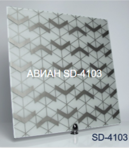 SD-4103 "АВИОН" Ral 9003 белый, узор металл матовый Т4 2550х1605